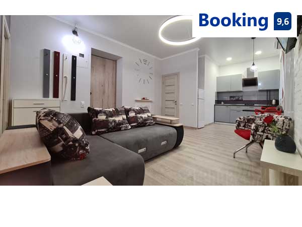 двокімнатна квартира подобово Запоріжжя вул. Фанатська 21, люкс