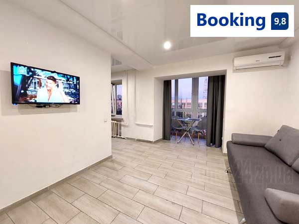 двокімнатна квартира подобово Запоріжжя просп. Соборний 133, люкс